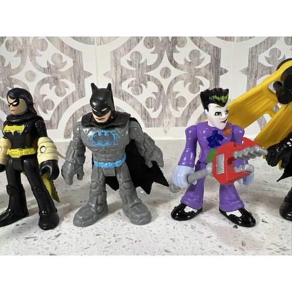 Imaginext DC Super Friends SUPERMAN Batwoman‎ Batman Joker figure - Picture 3 of 4